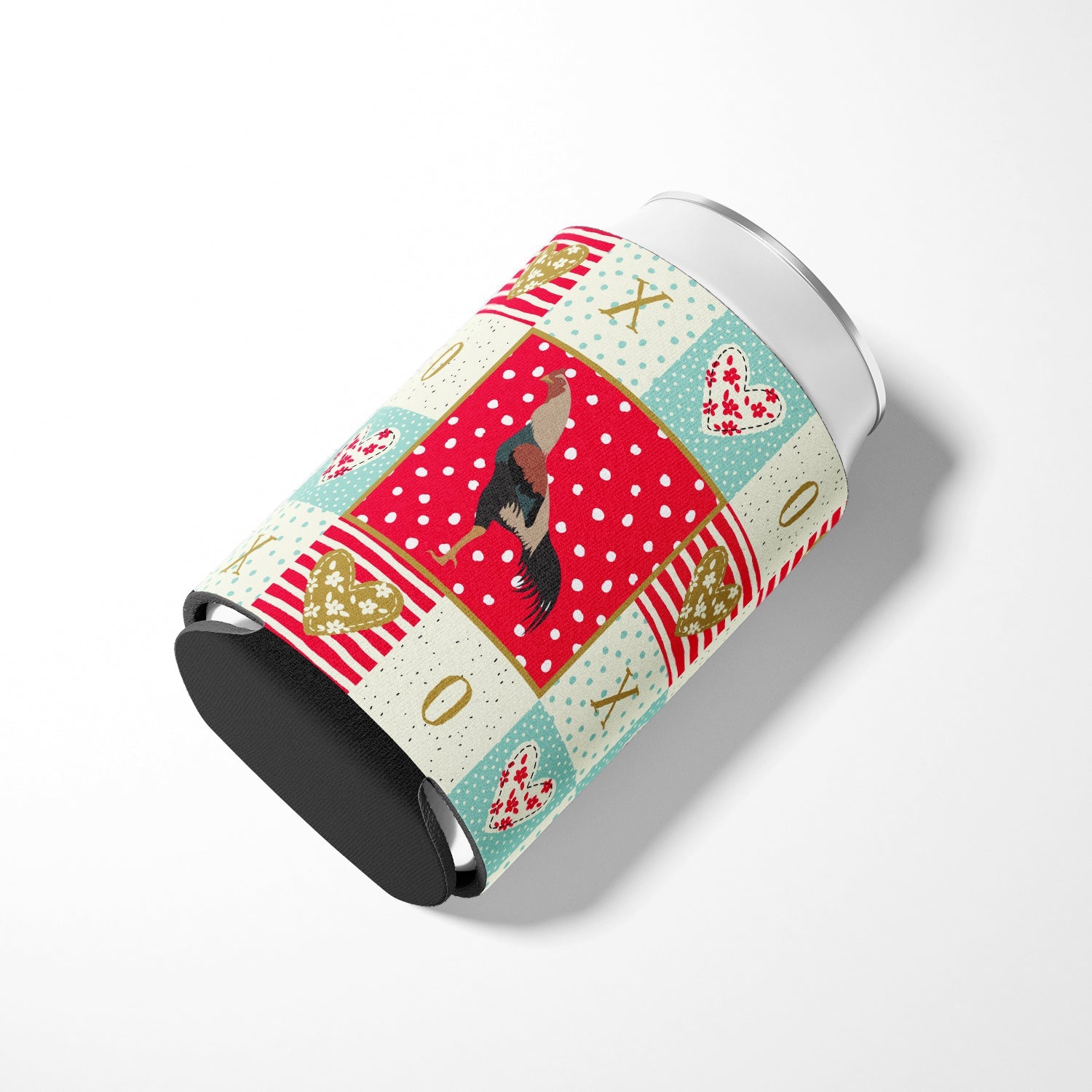 Kulang Chicken Love Can or Bottle Hugger Cooler Sleeve for Standard 12 oz Cans, Insulated Foam Beer & Soda Can Hugger Reusable