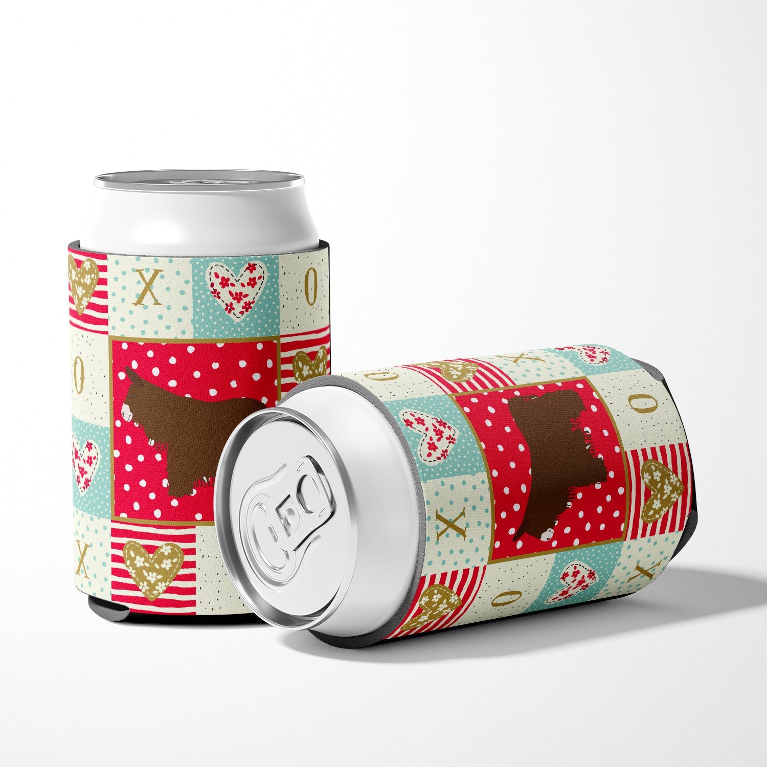 Poitou Poiteuin Donkey Love Can or Bottle Hugger Cooler Sleeve for Standard 12 oz Cans, Insulated Foam Beer & Soda Can Hugger Reusable