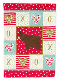 Poitou Poiteuin Donkey Love House Flag 28x40 Porch Sleeve Pole Decorative Outside Yard Banner Artwork Wall Hanging, Polyester
