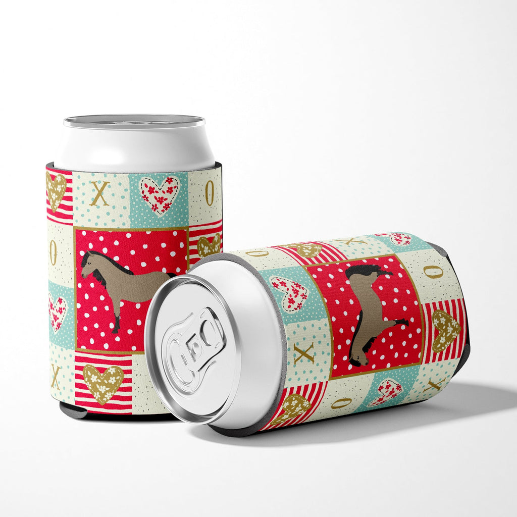 Welsh Pony Horse Love Can or Bottle Hugger Cooler Sleeve for Standard 12 oz Cans, Insulated Foam Beer & Soda Can Hugger Reusable