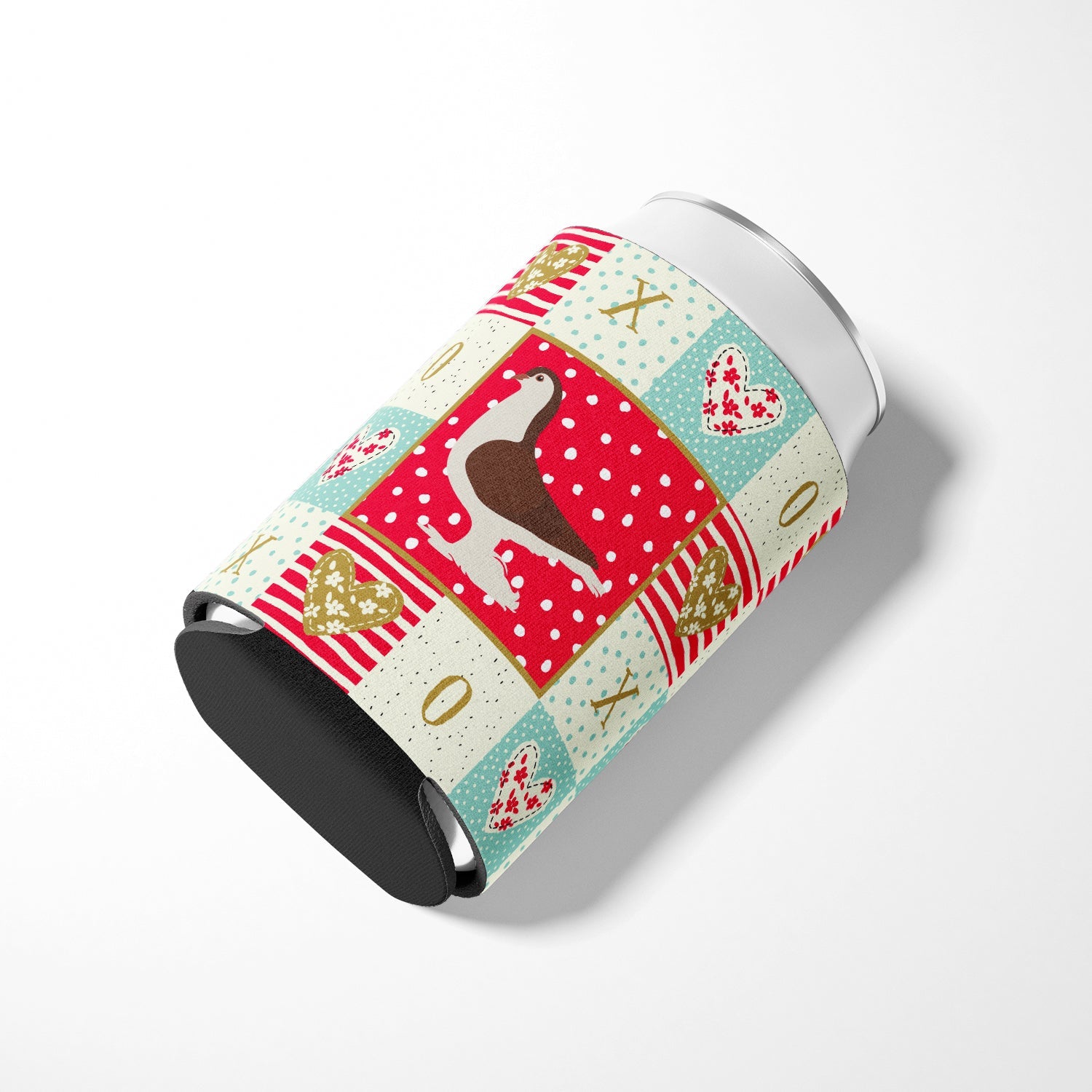 Large Pigeon Love Can or Bottle Hugger Cooler Sleeve for Standard 12 oz Cans, Insulated Foam Beer & Soda Can Hugger Reusable