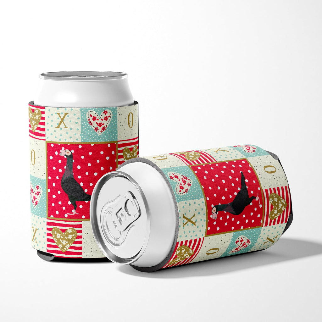 English Carrier Pigeon Love Can or Bottle Hugger Cooler Sleeve for Standard 12 oz Cans, Insulated Foam Beer & Soda Can Hugger Reusable