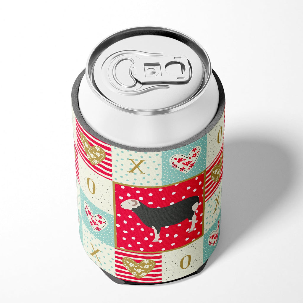 Herwick Sheep Love Can or Bottle Hugger Cooler Sleeve for Standard 12 oz Cans, Insulated Foam Beer & Soda Can Hugger Reusable