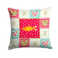 Goldfish Common Love Decorative Throw Pillow 14x14 Indoor Outdoor Accent Cushion, Fabric Cover with Insert for Sofa, Bed, Porch & Living Room