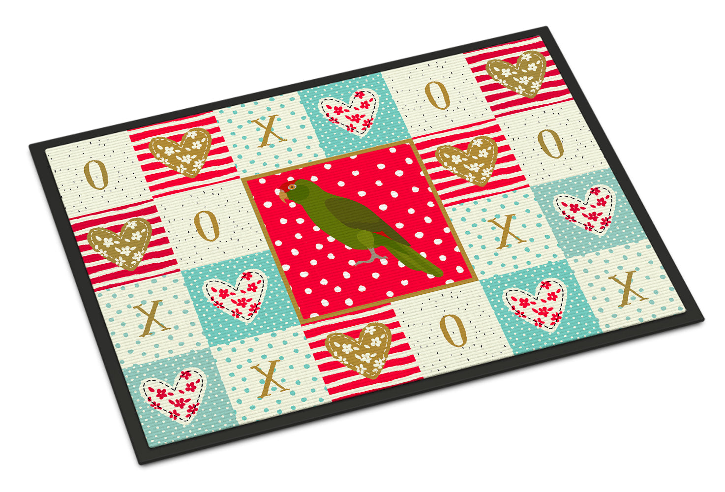 Amazon Parrot Love Doormat Indoor Outdoor 24H X 36W Front Door Mat Rugs for Entryway, Non Slip Washable Low Pile,