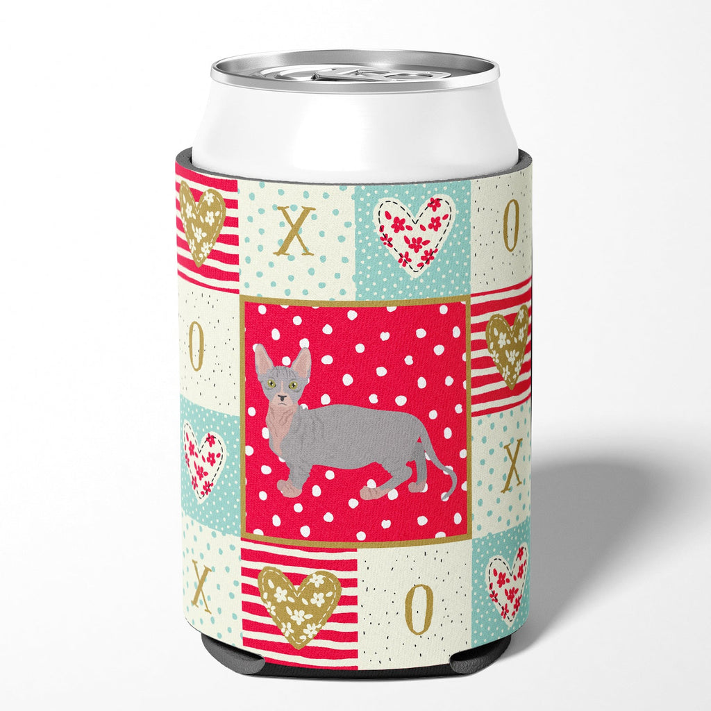 Bambino #1 Cat Love Can or Bottle Hugger Cooler Sleeve for Standard 12 oz Cans, Insulated Foam Beer & Soda Can Hugger Reusable