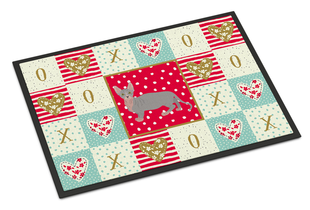 Bambino #1 Cat Love Doormat Indoor Outdoor 18H X 27W Front Door Mat Rugs for Entryway, Non Slip Washable