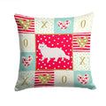 Chinchilla Persian Longhair Cat Love Decorative Throw Pillow 14x14 Indoor Outdoor Accent Cushion, Fabric Cover with Insert for Sofa, Bed, Porch & Living Room