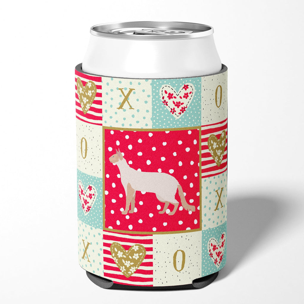 Colorpoint Longhair #2 Cat Love Can or Bottle Hugger Cooler Sleeve for Standard 12 oz Cans, Insulated Foam Beer & Soda Can Hugger Reusable