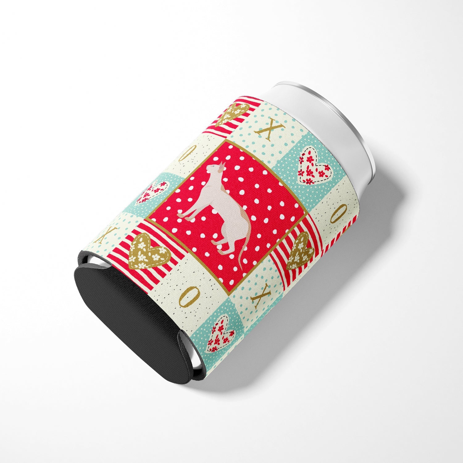 Colorpoint Shorthair #3 Cat Love Can or Bottle Hugger Cooler Sleeve for Standard 12 oz Cans, Insulated Foam Beer & Soda Can Hugger Reusable