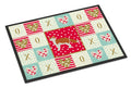 La Perm #2 Cat Love Doormat Indoor Outdoor 24H X 36W Front Door Mat Rugs for Entryway, Non Slip Washable Low Pile,