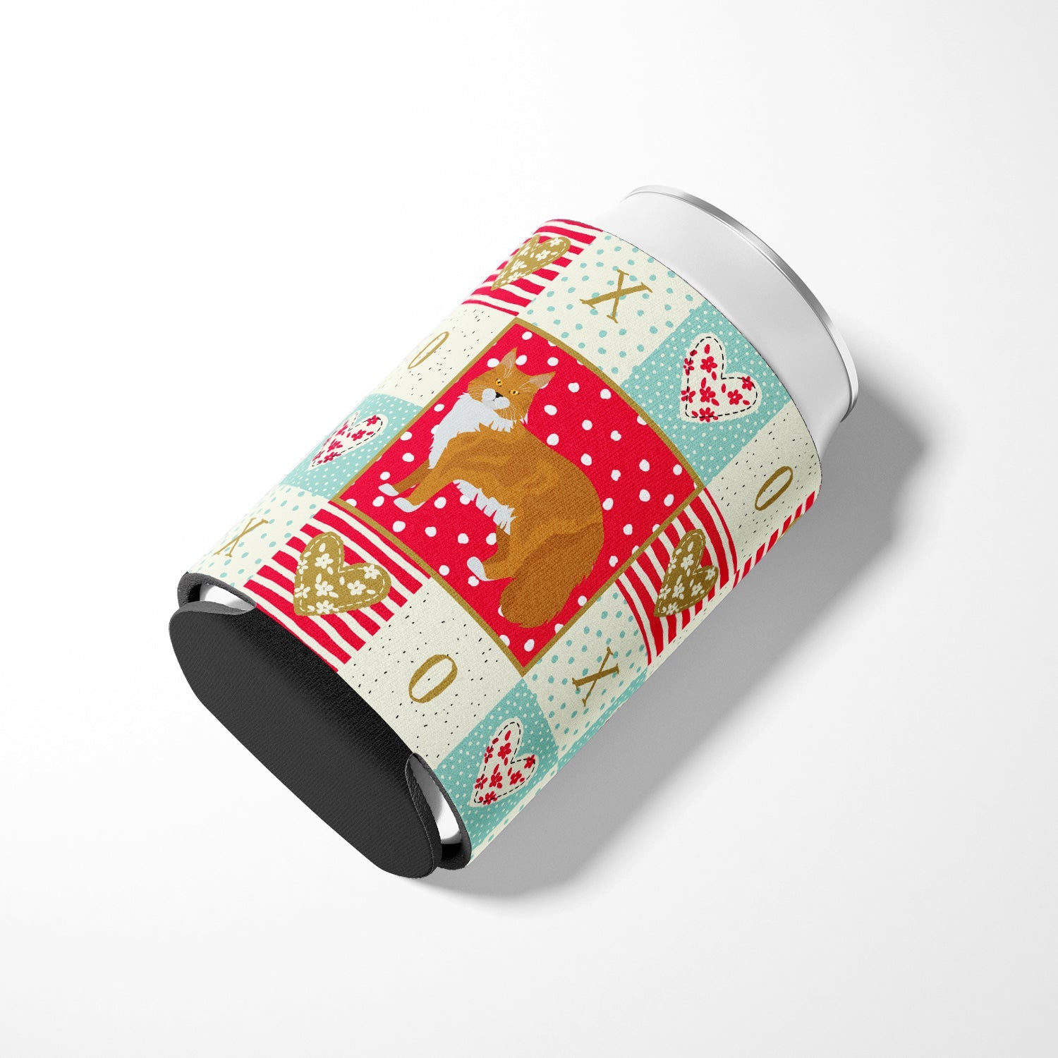 Maine Coon #1 Cat Love Can or Bottle Hugger Cooler Sleeve for Standard 12 oz Cans, Insulated Foam Beer & Soda Can Hugger Reusable