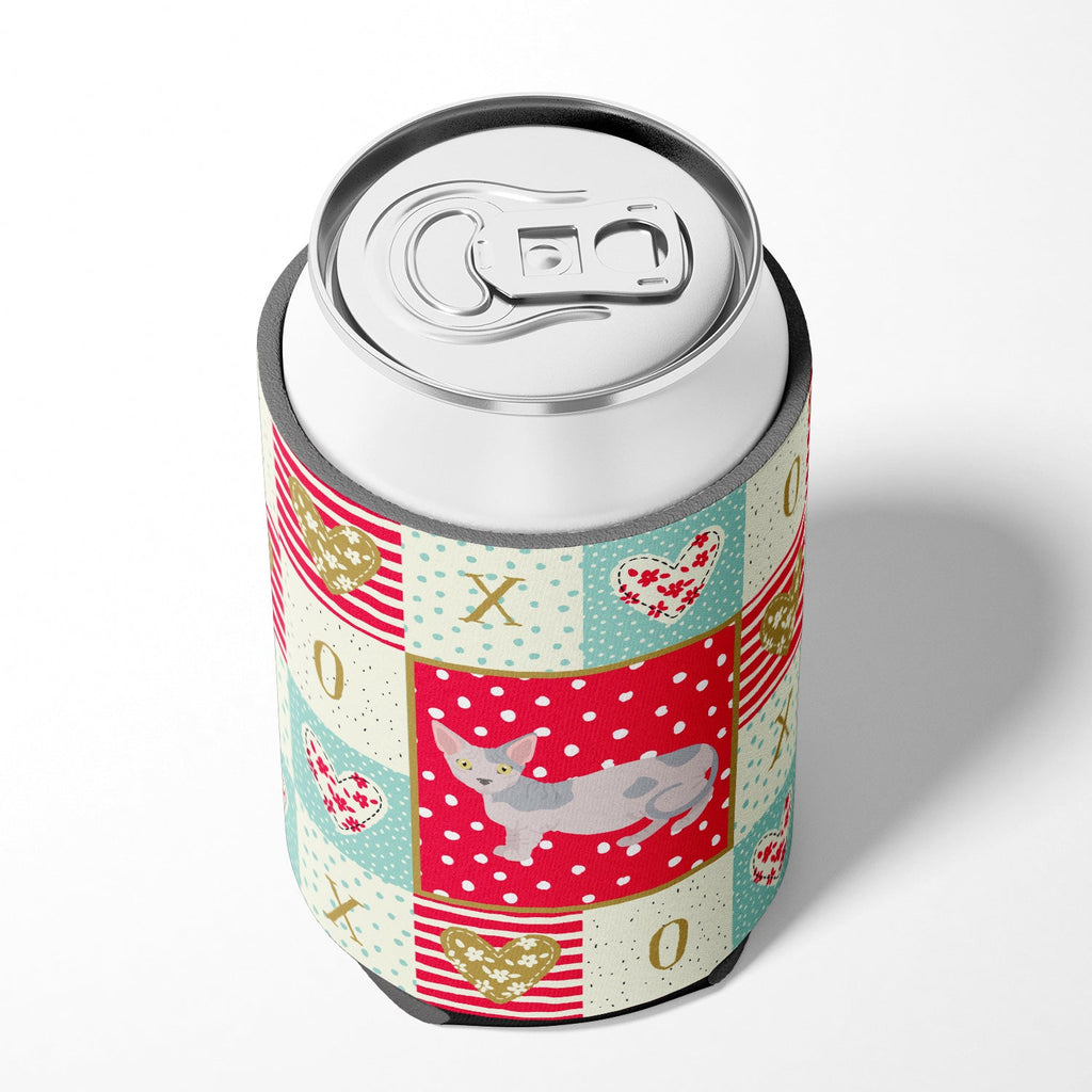 Minskin Cat Love Can or Bottle Hugger Cooler Sleeve for Standard 12 oz Cans, Insulated Foam Beer & Soda Can Hugger Reusable