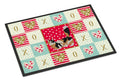 Munchkin #3 Cat Love Doormat Indoor Outdoor 24H X 36W Front Door Mat Rugs for Entryway, Non Slip Washable Low Pile,