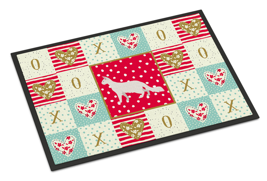 Oriental Longhair Cat Love Doormat Indoor Outdoor 18H X 27W Front Door Mat Rugs for Entryway, Non Slip Washable