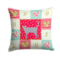 Russian Blue #1 Cat Love Decorative Throw Pillow 14x14 Indoor Outdoor Accent Cushion, Fabric Cover with Insert for Sofa, Bed, Porch & Living Room