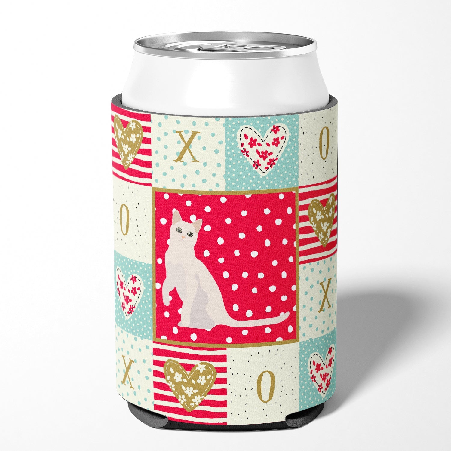 Burmilla #1 Cat Love Can or Bottle Hugger Cooler Sleeve for Standard 12 oz Cans, Insulated Foam Beer & Soda Can Hugger Reusable