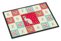 Siamese Modern Cat Love Doormat Indoor Outdoor 18H X 27W Front Door Mat Rugs for Entryway, Non Slip Washable