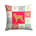 Brussels Griffon Love Decorative Throw Pillow 14x14 Indoor Outdoor Accent Cushion, Fabric Cover with Insert for Sofa, Bed, Porch & Living Room