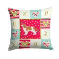 Blenheim Cavalier Spaniel Love Decorative Throw Pillow 14x14 Indoor Outdoor Accent Cushion, Fabric Cover with Insert for Sofa, Bed, Porch & Living Room