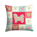 Odis Love Decorative Throw Pillow 14x14 Indoor Outdoor Accent Cushion, Fabric Cover with Insert for Sofa, Bed, Porch & Living Room