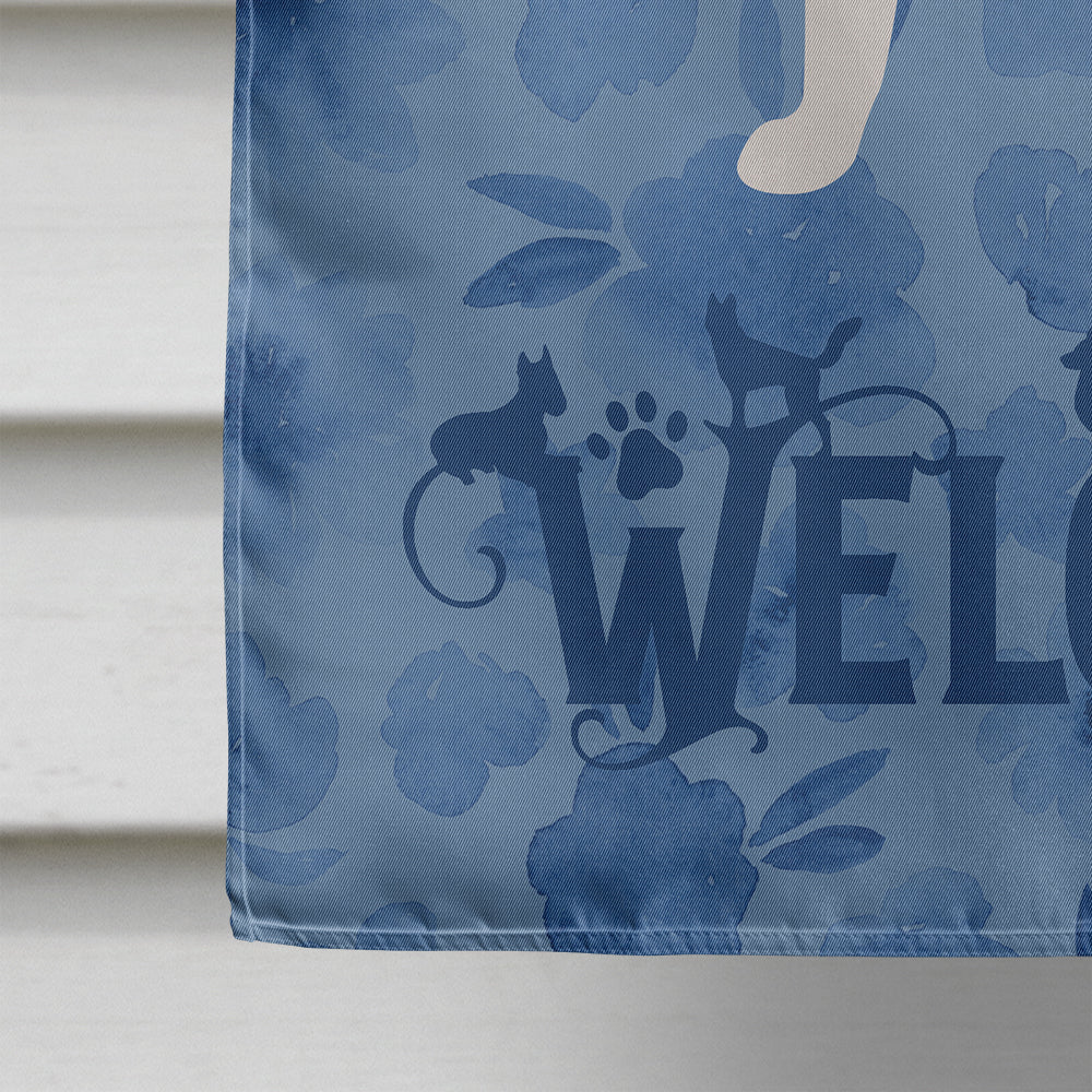 Beagle Welcome House Flag 28x40 Porch Sleeve Pole Decorative Outside Yard Banner Artwork Wall Hanging, Polyester