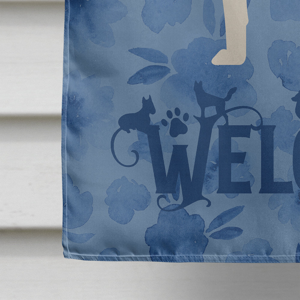 Anatolian Shepherd Welcome House Flag 28x40 Porch Sleeve Pole Decorative Outside Yard Banner Artwork Wall Hanging, Polyester