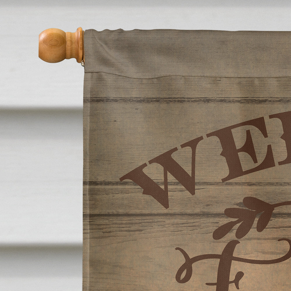 F1 Hybrid Camel Welcome House Flag 28x40 Porch Sleeve Pole Decorative Outside Yard Banner Artwork Wall Hanging, Polyester