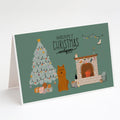Karelian Bear Dog Christmas Everyone Greeting Cards Pack of 8 Blank Cards with Envelopes Whimsical A7 Size 5x7