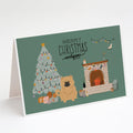 Cream Chow Chow Christmas Everyone Greeting Cards Pack of 8 Blank Cards with Envelopes Whimsical A7 Size 5x7