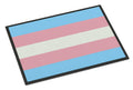 Transgender Pride Doormat Indoor Outdoor 18H X 27W Front Door Mat Rugs for Entryway, Non Slip Washable