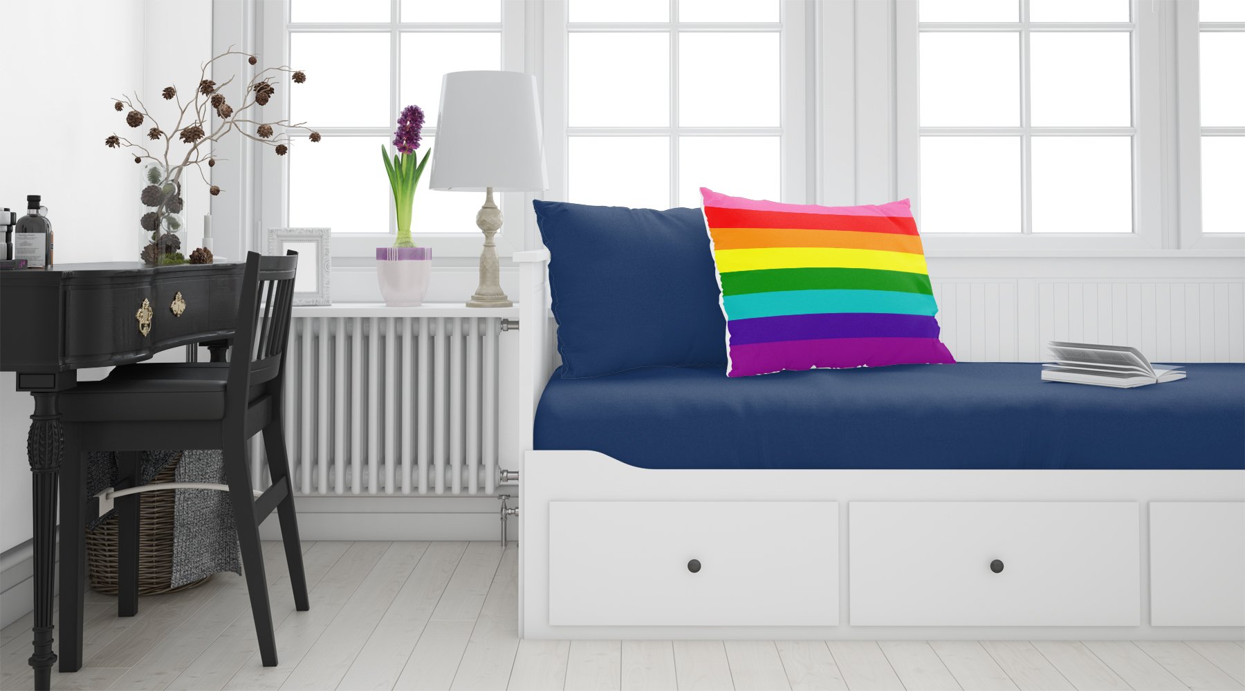 Gay Pride before 1978 Standard Pillowcase Lightweight Super Soft Easy Care Decorative Artwork Pillowcase, Standard