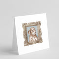 Dachsund Shorthaired Chocolate Puppy Side View Pretty as a Picture Square Greeting Cards and Envelopes Pack of 8 Blank Cards with Envelopes Blank Thank You Note Greeting Cards Stationery