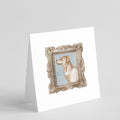 Labrador Retriever Yellow Side View Pretty as a Picture Square Greeting Cards and Envelopes Pack of 8 Blank Cards with Envelopes Blank Thank You Note Greeting Cards Stationery