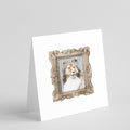 Sheltie Sable Side View 2 Pretty as a Picture Square Greeting Cards and Envelopes Pack of 8 Blank Cards with Envelopes Blank Thank You Note Greeting Cards Stationery