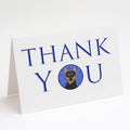 Chihuahua Black and Tan #1 Thank You Greeting Cards Pack of 8 Blank Cards with Envelopes Whimsical A7 Size 5x7