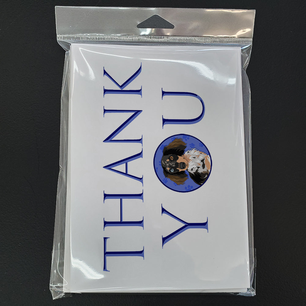 Chihuahua Dapple #1 Thank You Greeting Cards Pack of 8 Blank Cards with Envelopes Whimsical A7 Size 5x7