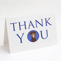 Doberman Pinscher Red and Rust Natural Ears #1 Thank You Greeting Cards Pack of 8 Blank Cards with Envelopes Whimsical A7 Size 5x7