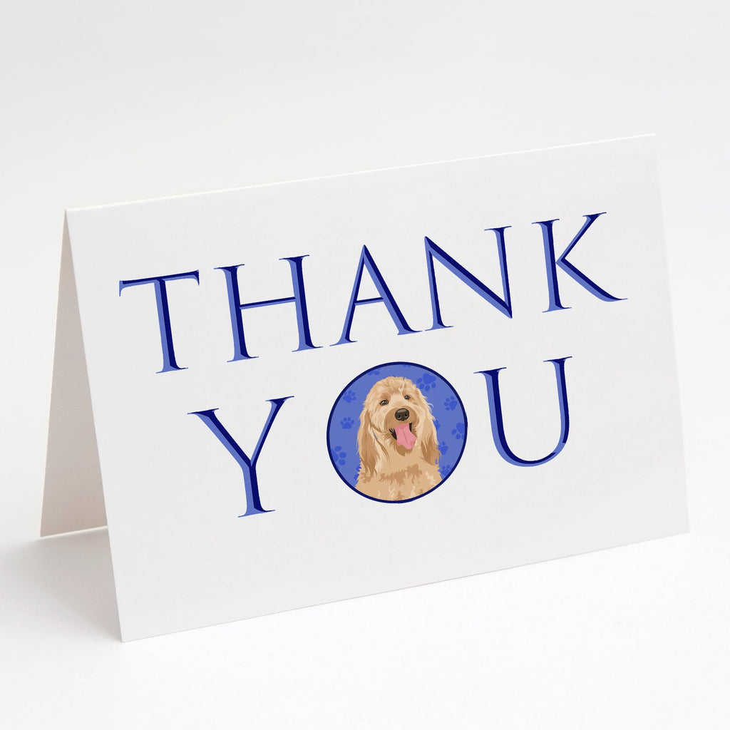 Doodle Fawn #3 Thank You Greeting Cards Pack of 8 Blank Cards with Envelopes Whimsical A7 Size 5x7