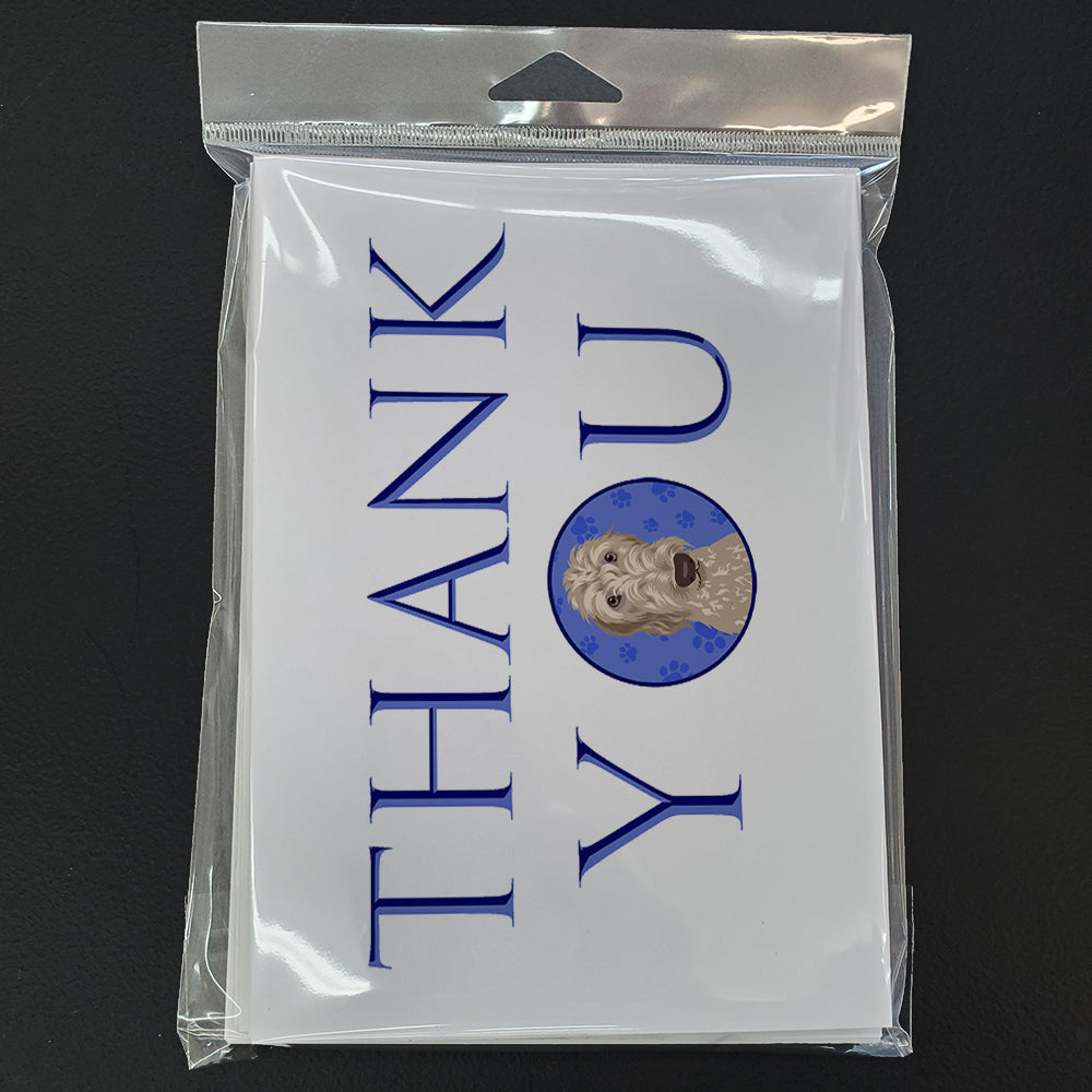 Doodle Fawn #4 Thank You Greeting Cards Pack of 8 Blank Cards with Envelopes Whimsical A7 Size 5x7
