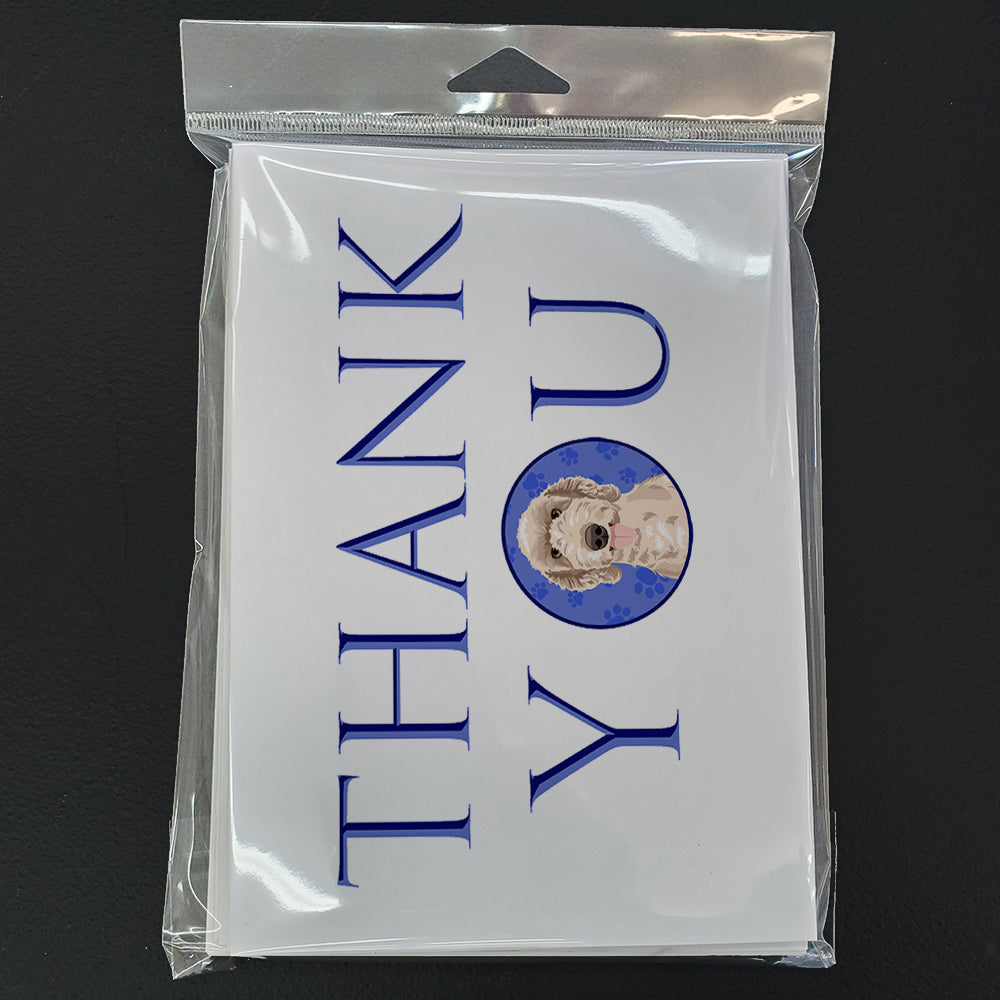 Doodle Fawn #5 Thank You Greeting Cards Pack of 8 Blank Cards with Envelopes Whimsical A7 Size 5x7