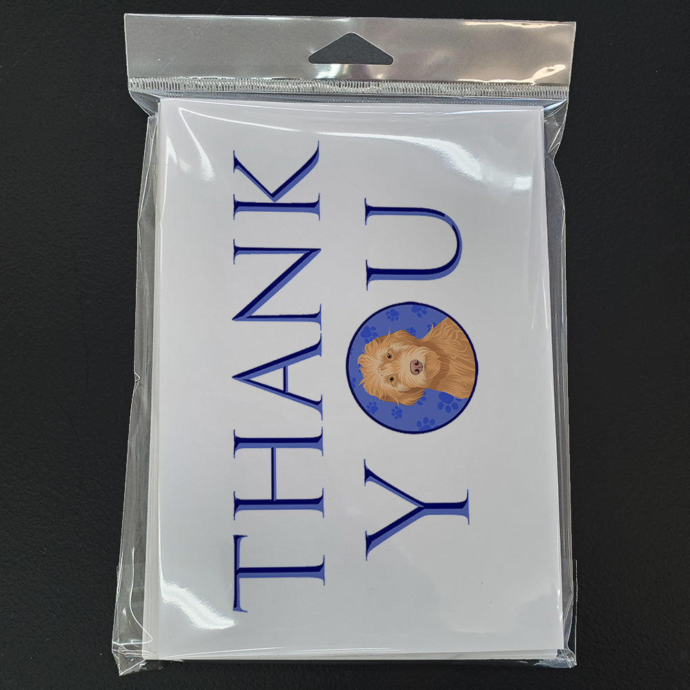 Doodle Liver #2 Thank You Greeting Cards Pack of 8 Blank Cards with Envelopes Whimsical A7 Size 5x7