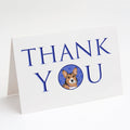 Pembroke Welsh Corgi Sable and White Thank You Greeting Cards Pack of 8 Blank Cards with Envelopes Whimsical A7 Size 5x7