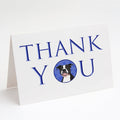 Pit Bull Black #3 Thank You Greeting Cards Pack of 8 Blank Cards with Envelopes Whimsical A7 Size 5x7