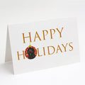 Doodle Chocolate #1 Happy Holidays Greeting Cards Pack of 8 Blank Cards with Envelopes Whimsical A7 Size 5x7