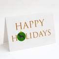 Horse - Friesian Horse Happy Holidays Greeting Cards Pack of 8 Blank Cards with Envelopes Whimsical A7 Size 5x7
