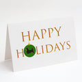 Lancashire Terrier Happy Holidays Greeting Cards Pack of 8 Blank Cards with Envelopes Whimsical A7 Size 5x7