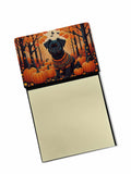 Affenpinscher Fall Watercolor Sticky Note Holder Refillable Dispenser Desk Accessory 3x3 Pad Gift
