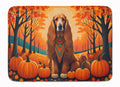 Afghan Hound Fall Memory Foam Kitchen Mat Machine Washable Anti-Fatigue Cushion Comfort Bath or Kitchen Rug