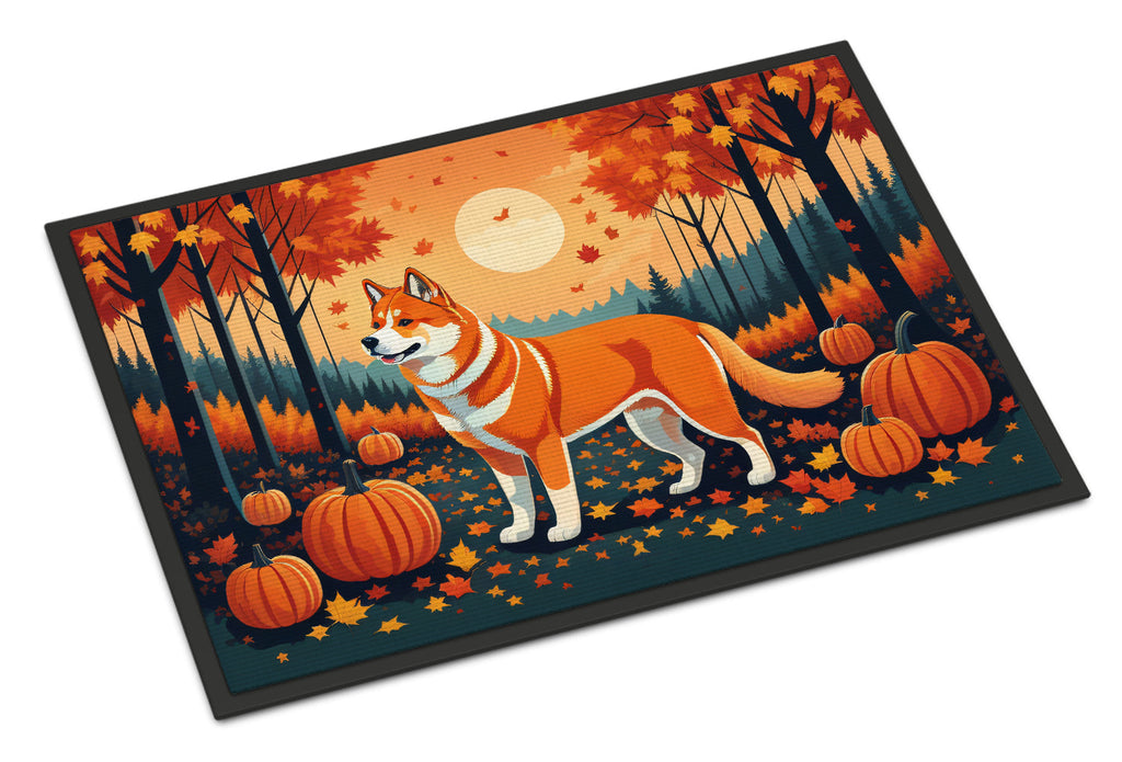 Akita Fall Doormat Indoor Outdoor 18H X 27W Front Door Mat Rugs for Entryway, Non Slip Washable